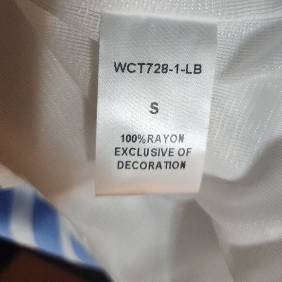 THML Robert Simmons Zebra Pocket Dress Size Small Blue White‎ - Picture 5 of 6